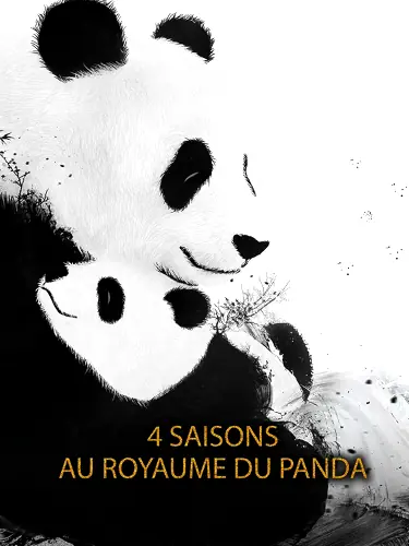affiche du film animalier 4 saisons au royaume du panda
