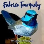 oiseau bleu sculpté parFabrice Teurquety